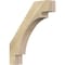 Ekena Millwork 4"W x 20"D x 24"H Merced Rough Sawn Knee Brace, Douglas Fir BRC04X20X24MRC00RDF - alternate 1